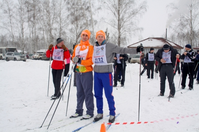 «Липецкцемент» участвует в лыжных гонках